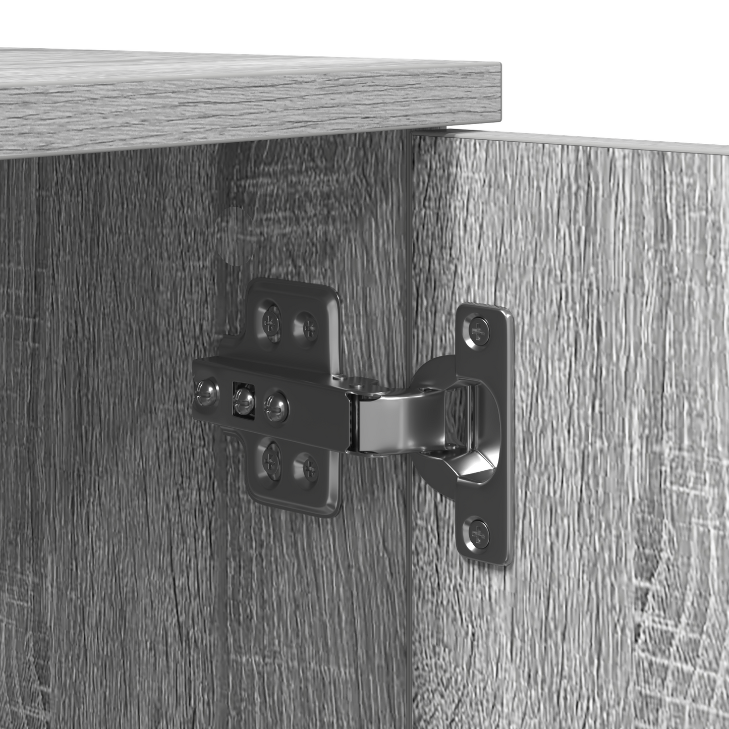 Opbevaringsskab Grå Sonoma 108X41X40 Cm Konstrueret Træ