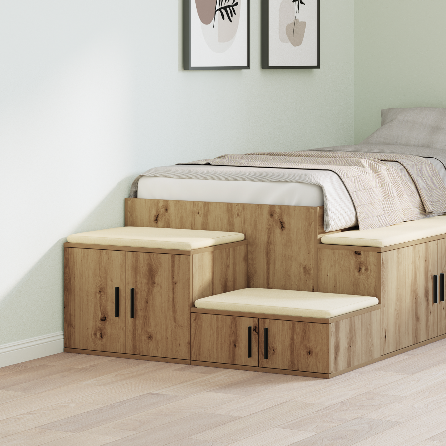 Opbevaringsskab Artisan Eg 108X41X40 Cm Lavet Af Konstrueret Træ