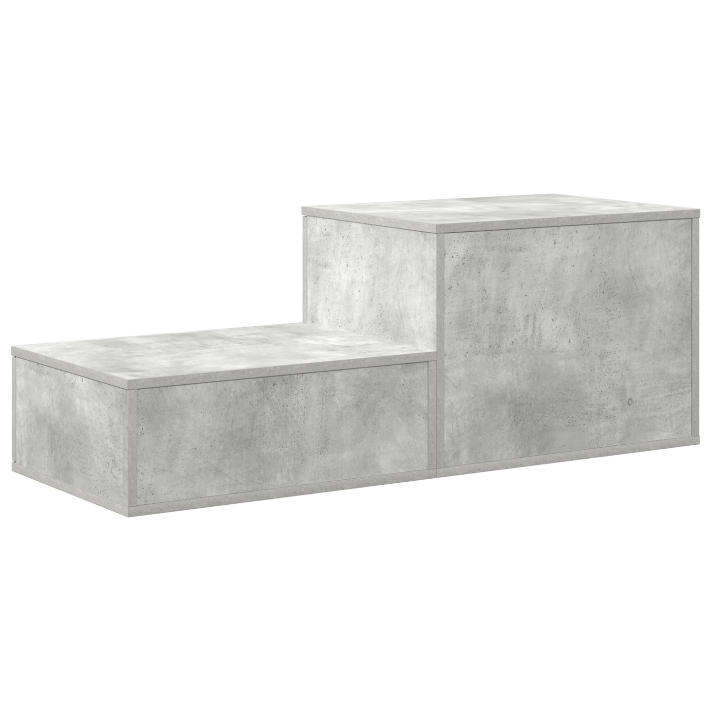 Opbevaringsskab I Beton Grå 103X41X40 Cm Ingeniørtræ