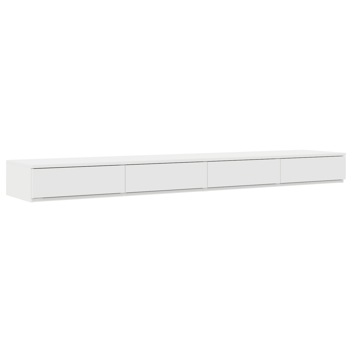 Sengeskuffer Hvid 200X36,5X16,5 Cm Konstrueret Træ