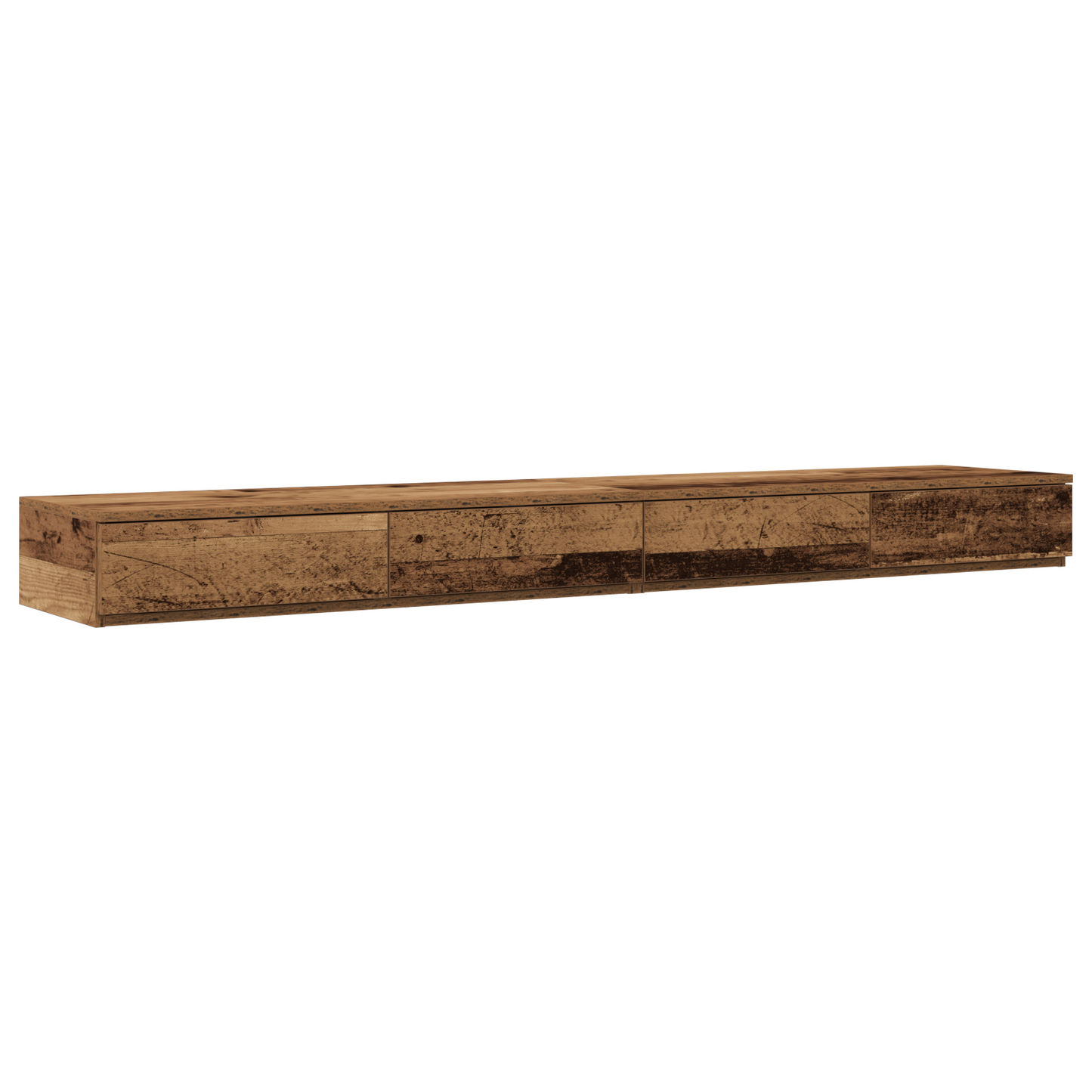 Sengeskuffer Gamle Træ 200X36,5X16,5 Cm Ingeniørt Træ