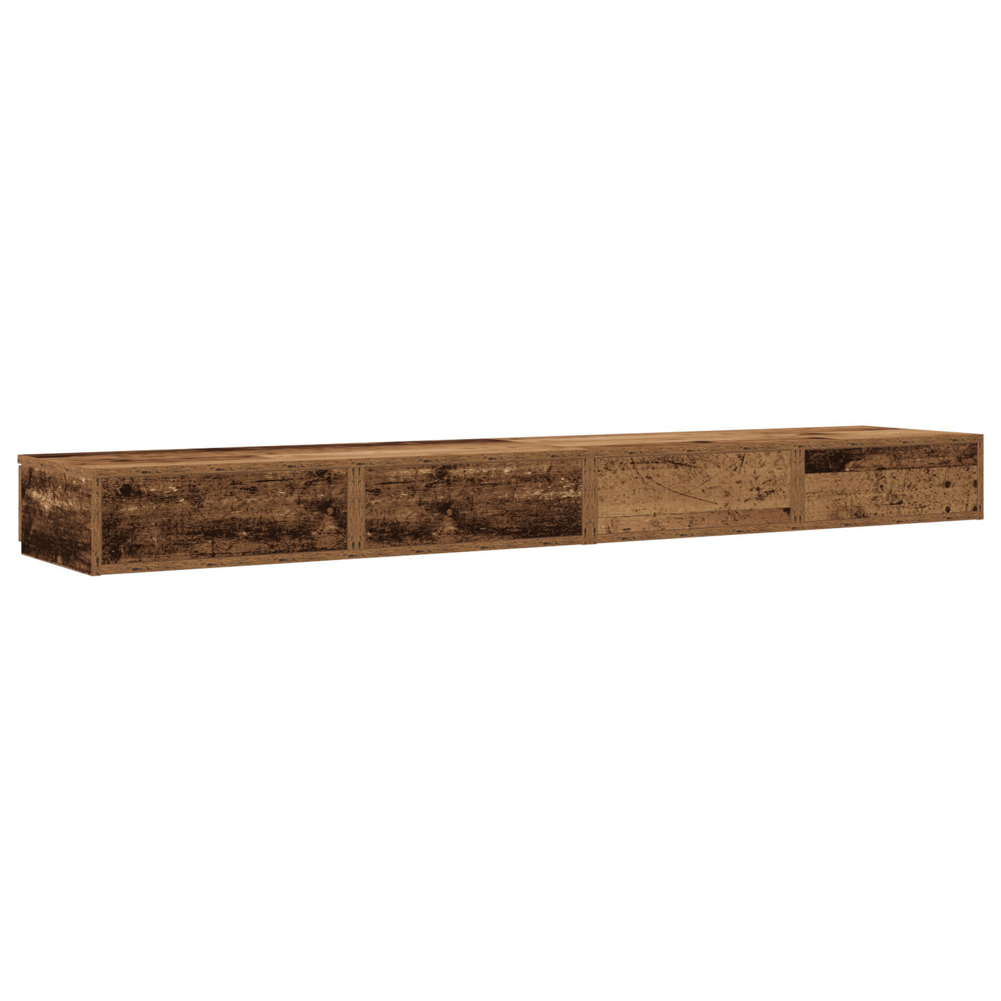 Sengeskuffer Gamle Træ 200X36,5X16,5 Cm Ingeniørt Træ