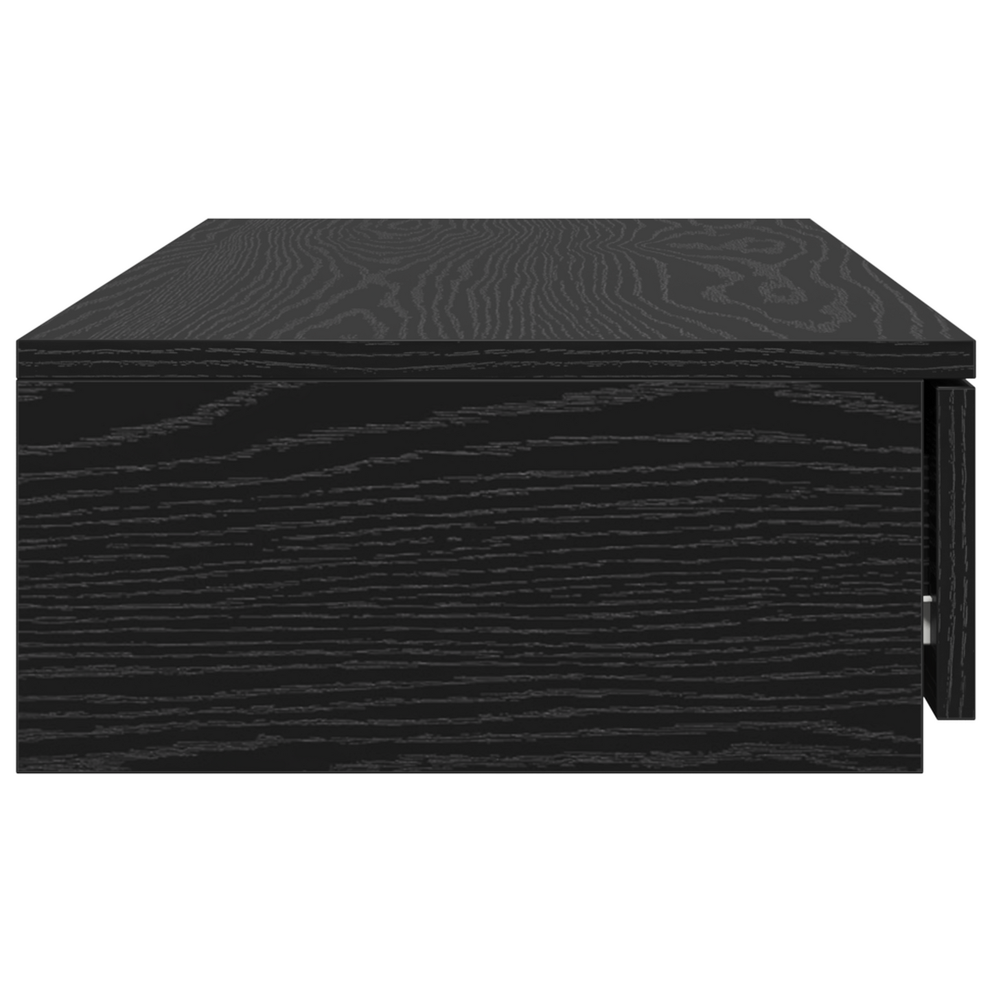 Sengeskuffer Sort 90X36,5X16,5 Cm Ingeniørtræ