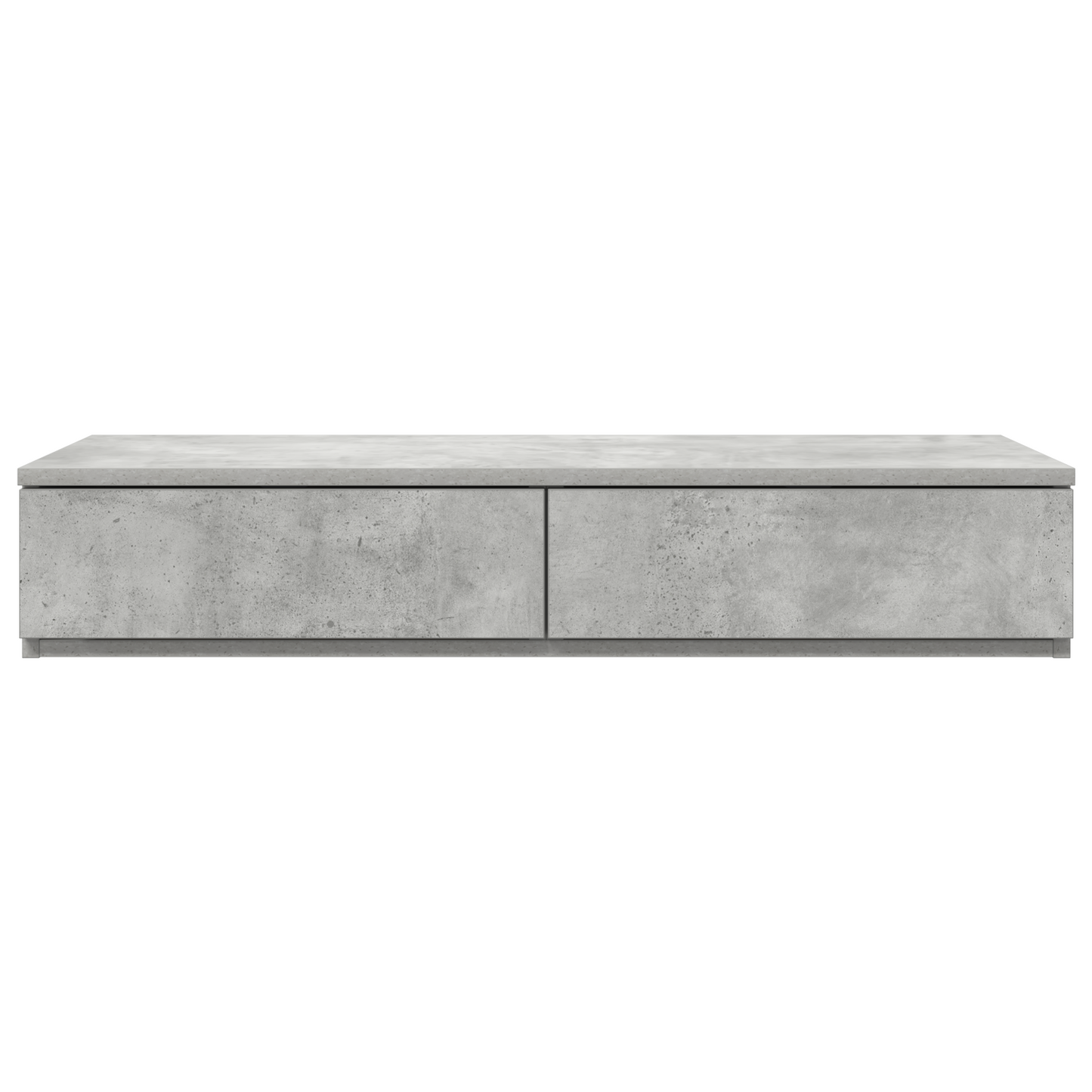 Sengekufferter I Betongrå 75X36,5X16,5 Cm Lavet Af Træ
