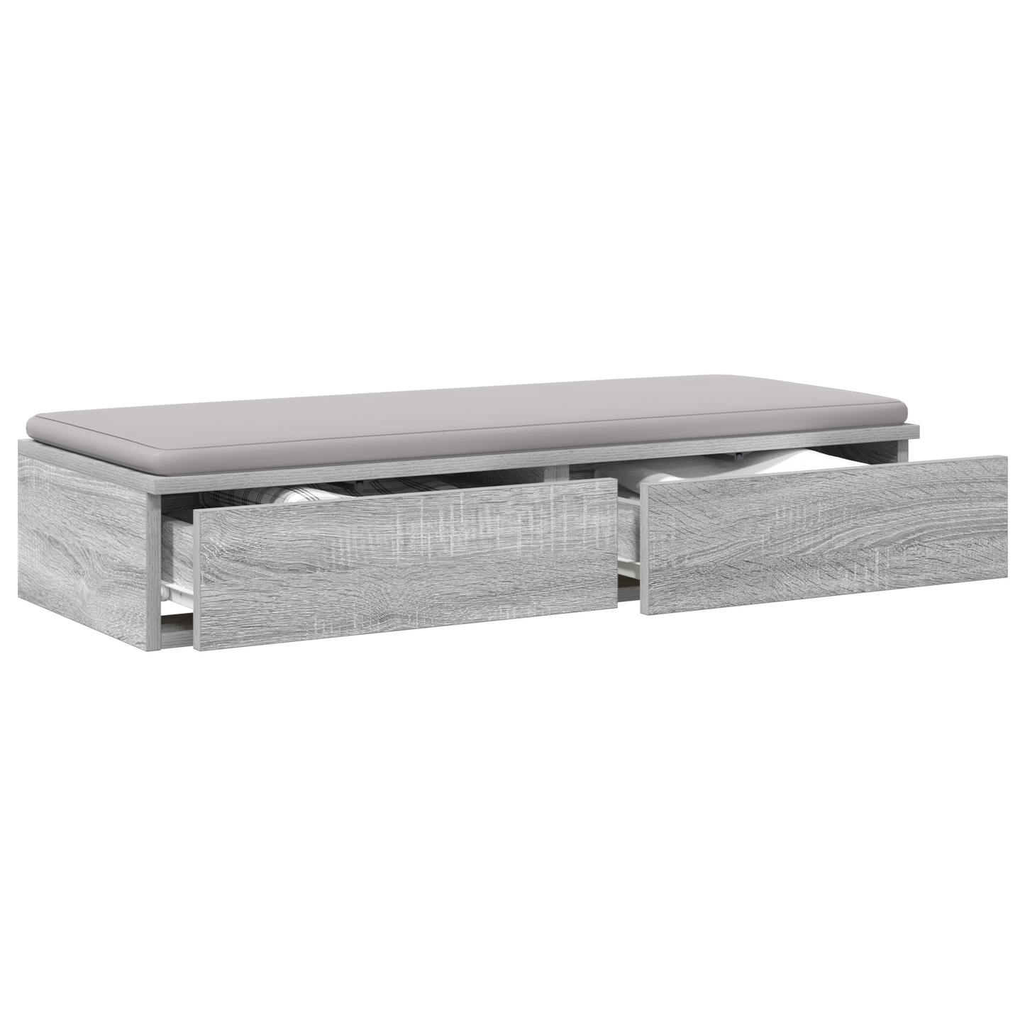 Sengekufferter Grå Sonoma 75X36,5X16,5 Cm I Konstrueret Træ
