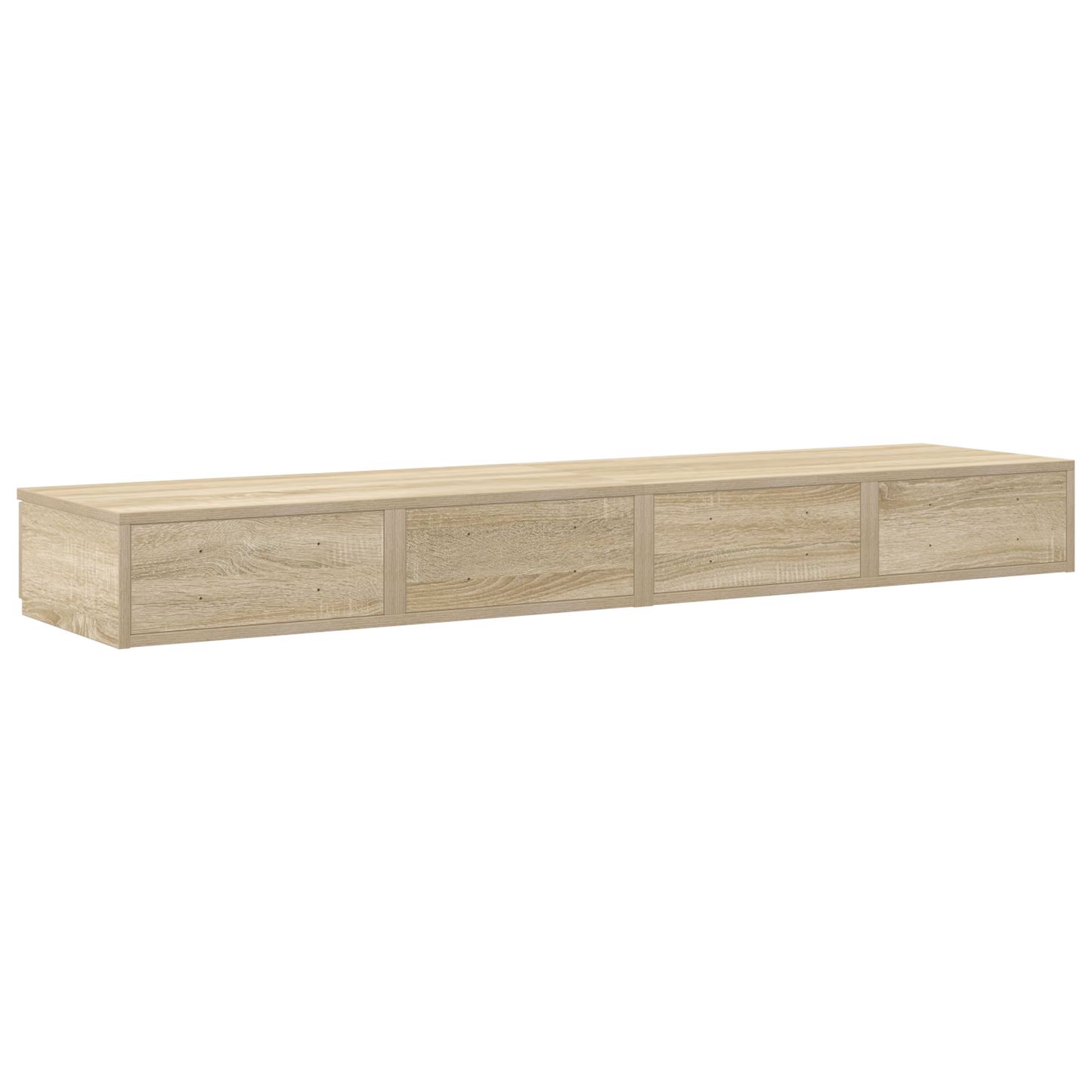 Sengeskuffer I Sonoma Eg 160X36,5X16,5 Cm Lavet Af Konstrueret Træ