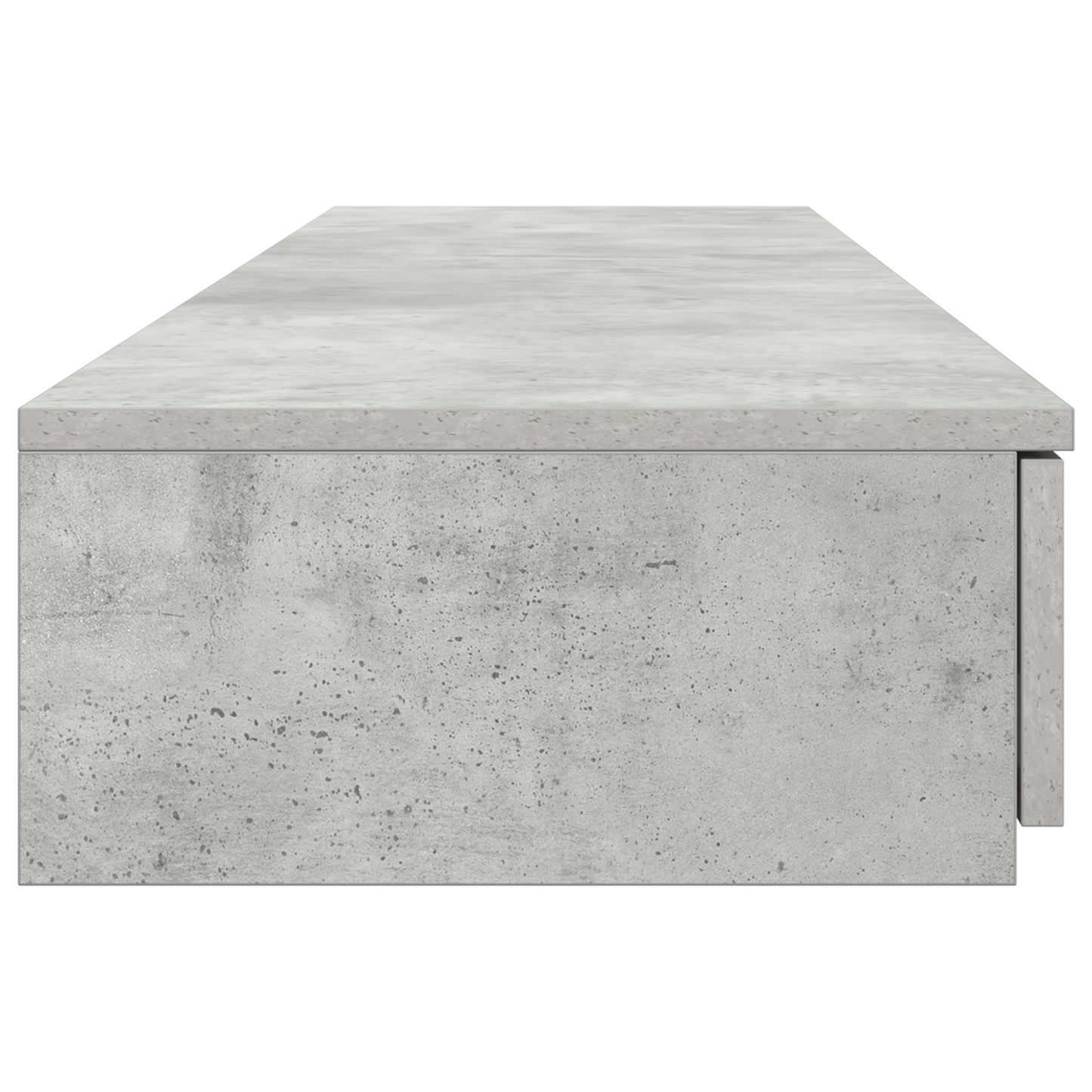 Sengeskuffer Beton Grå 160X36,5X16,5 Cm Konstrueret Træ