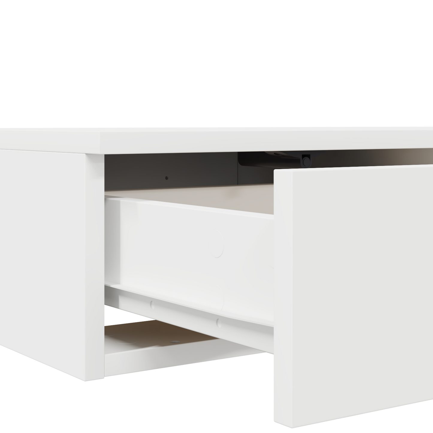 Skuffearkiv I Hvid 180X36,5X16,5 Cm I Konstrueret Træ