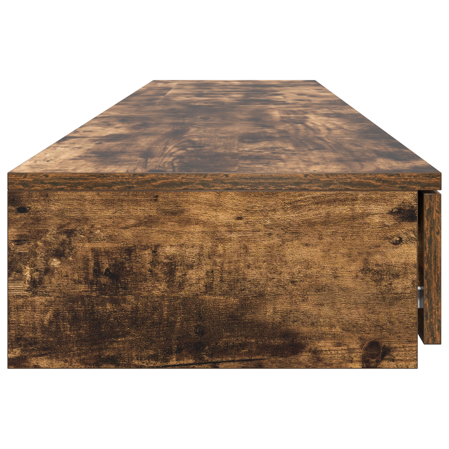 Sengebordsskuffer I Røget Egetræ - 180X36.5X16.5 Cm - Lavet Af Spånplade