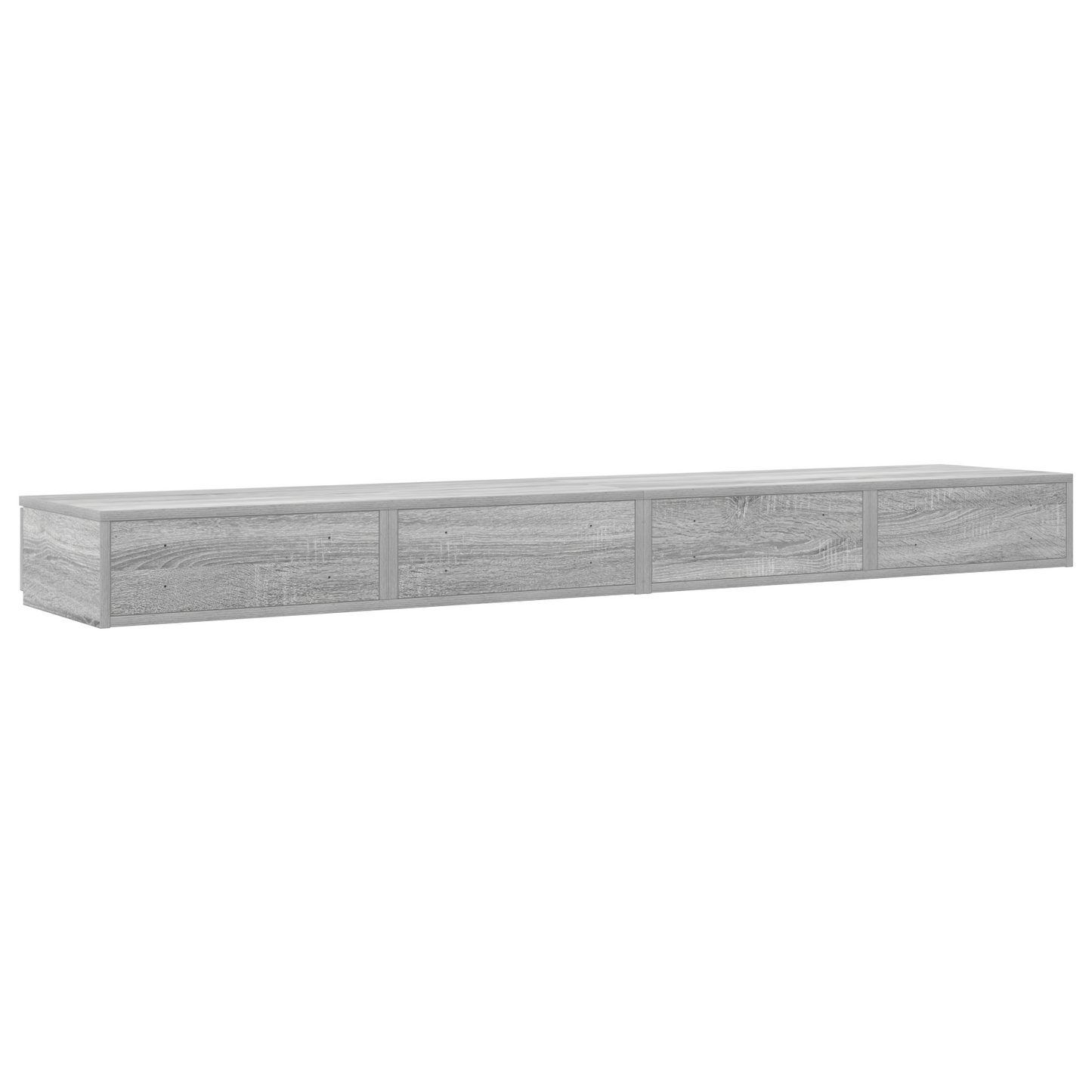 Sengekufferter Grå Sonoma 180X36,5X16,5 Cm Lavet Af Træ