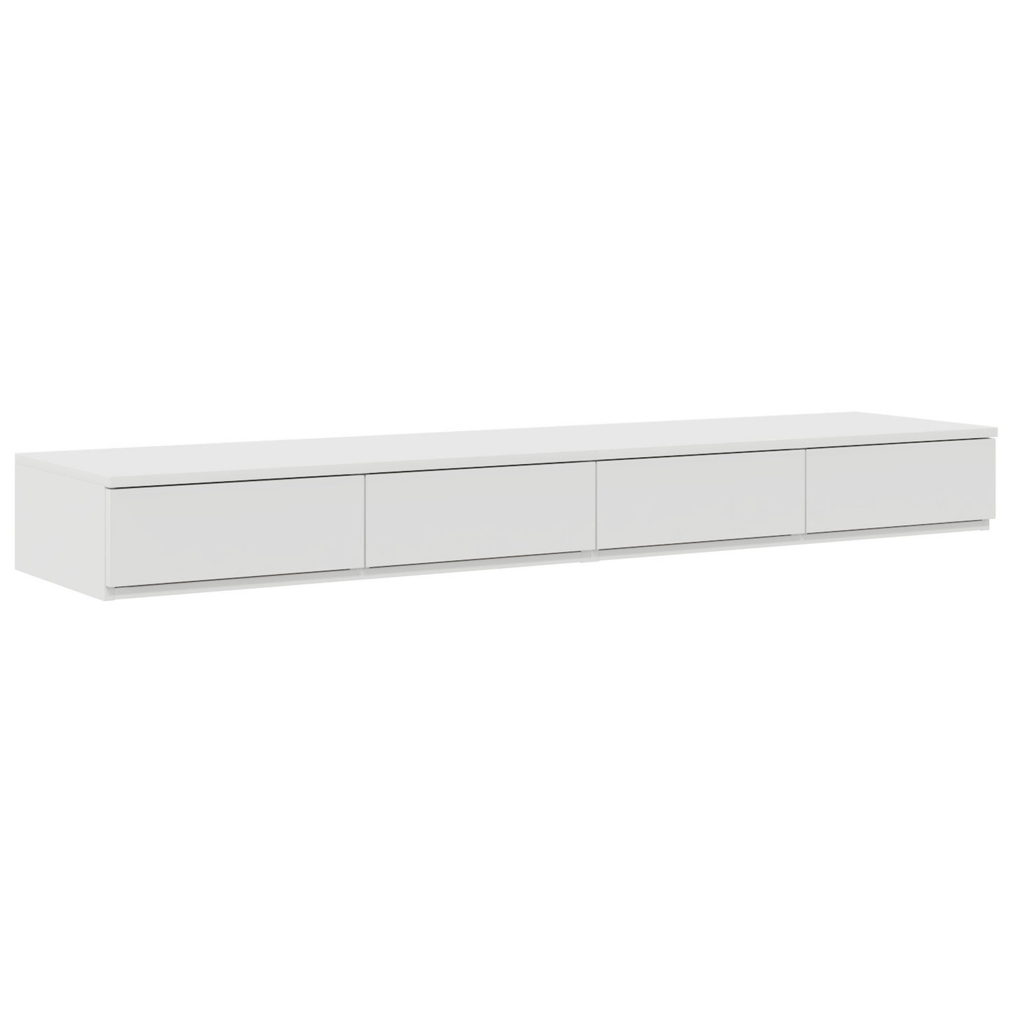 Sengekufferter Hvid 135X36,5X16,5 Cm Lavet Af Trækomposit