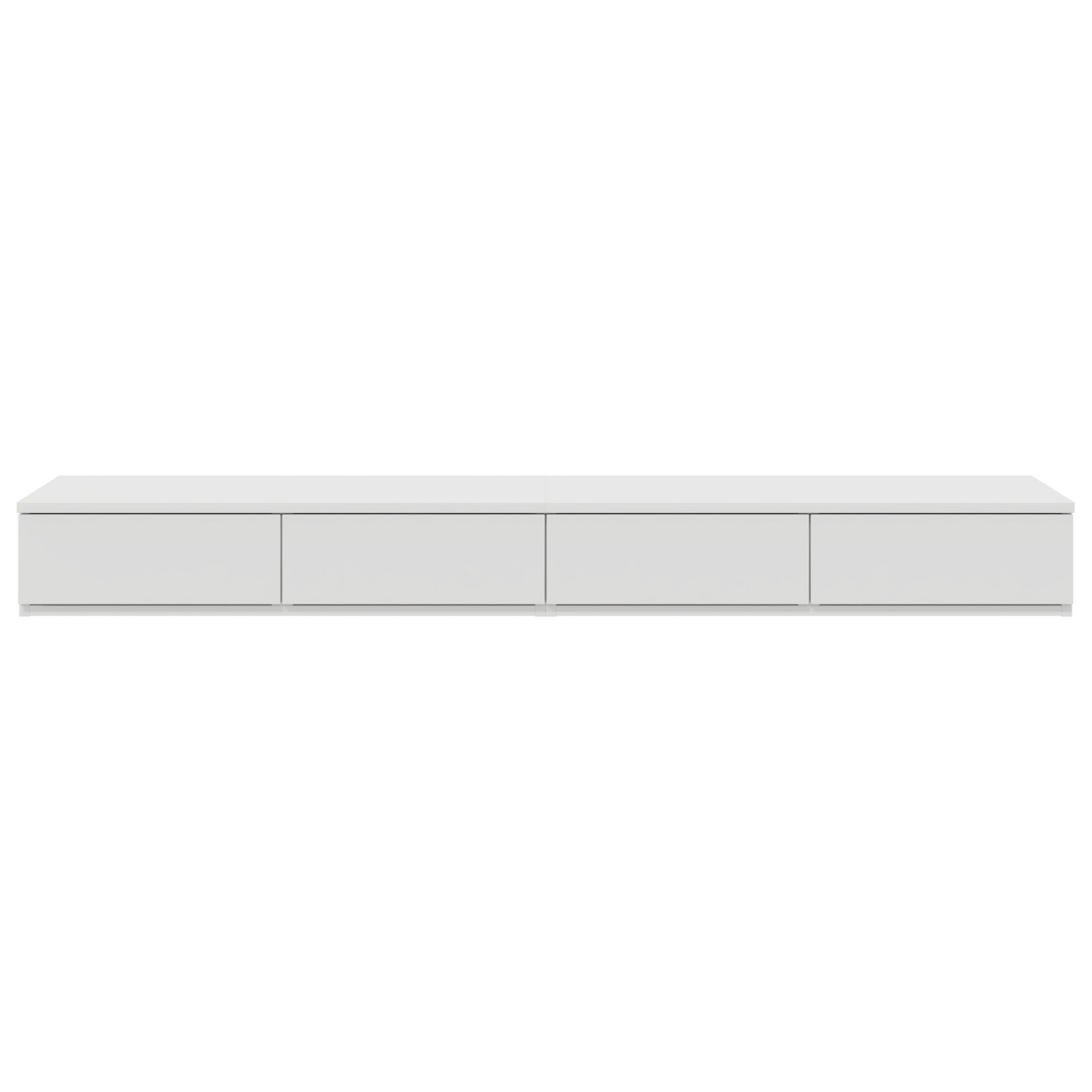 Sengekufferter Hvid 135X36,5X16,5 Cm Lavet Af Trækomposit