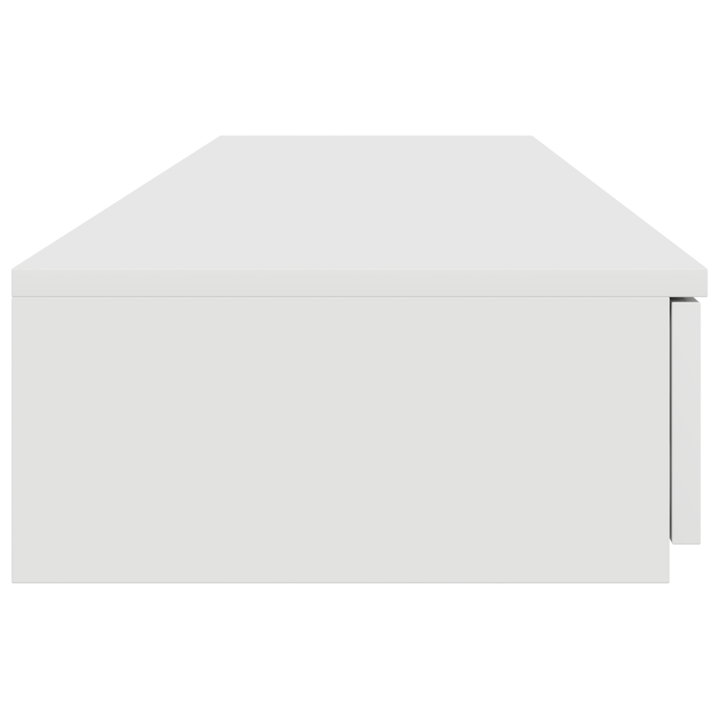 Sengekufferter Hvid 135X36,5X16,5 Cm Lavet Af Trækomposit