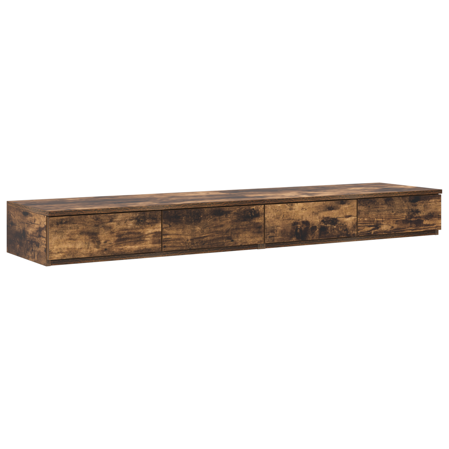 Sengekufferter Røget Eg 135X36,5X16,5 Cm Bygget I Træ