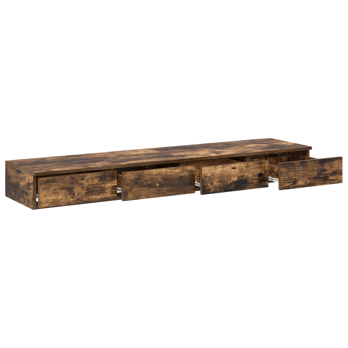 Sengekufferter Røget Eg 135X36,5X16,5 Cm Bygget I Træ
