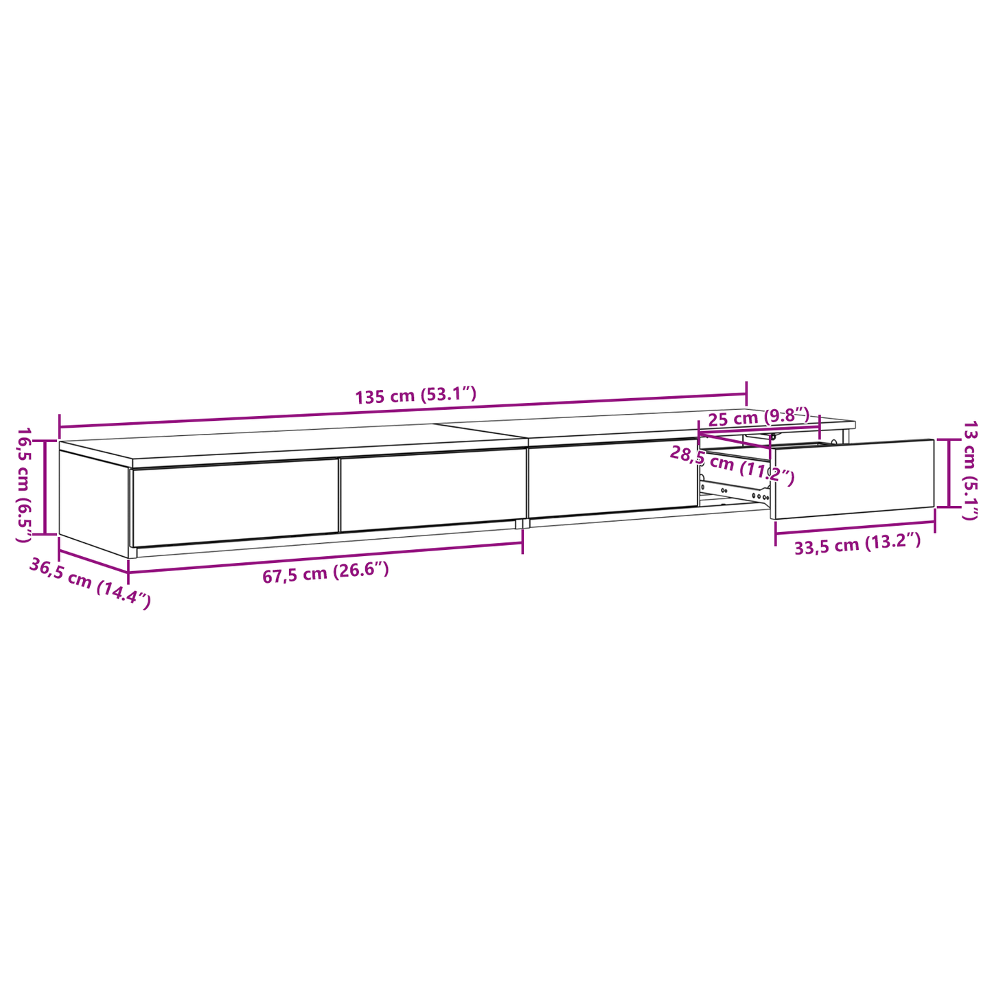 Sengekufferter Røget Eg 135X36,5X16,5 Cm Bygget I Træ