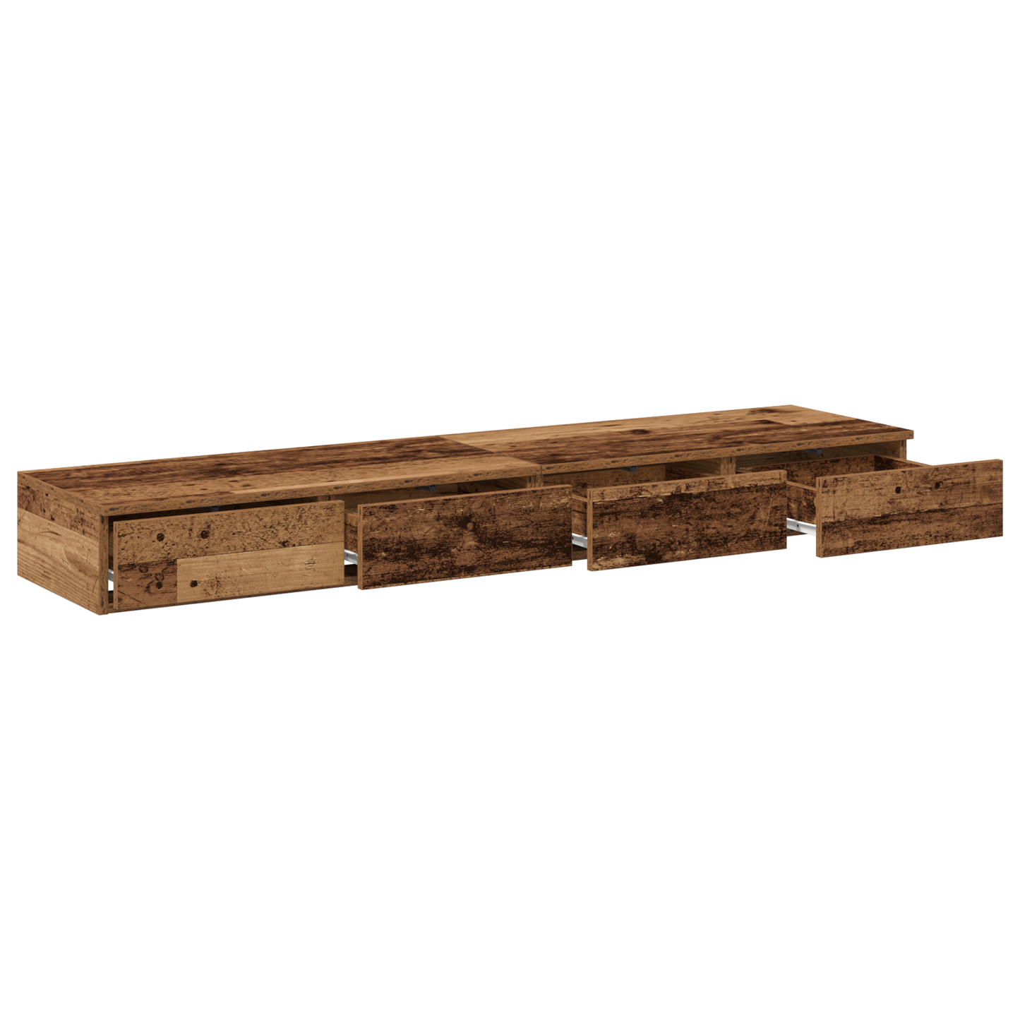 Sengeskuffer I Gammelt Træ 135X36,5X16,5 Cm Af Konstrueret Træ