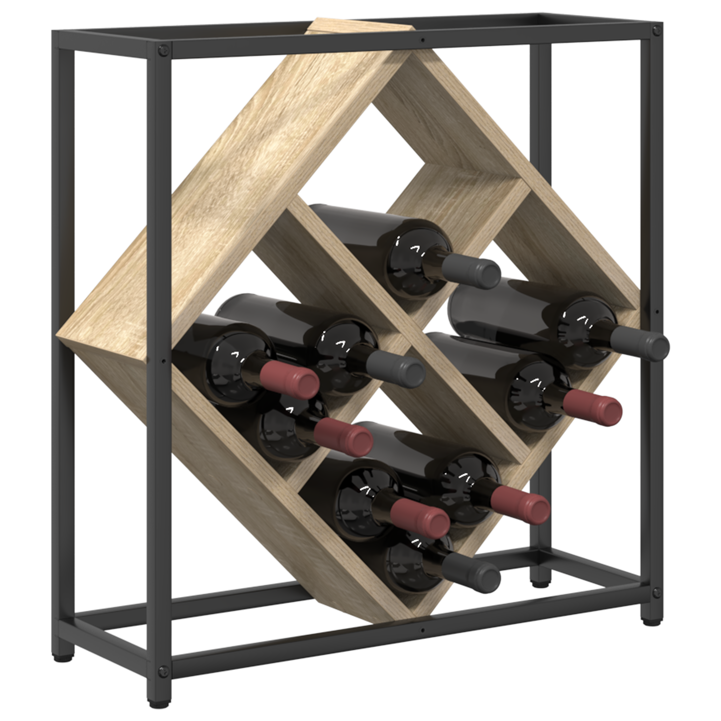 Vinreol Sonoma Eg 51X18X52,5 Cm Ingenieret Træ