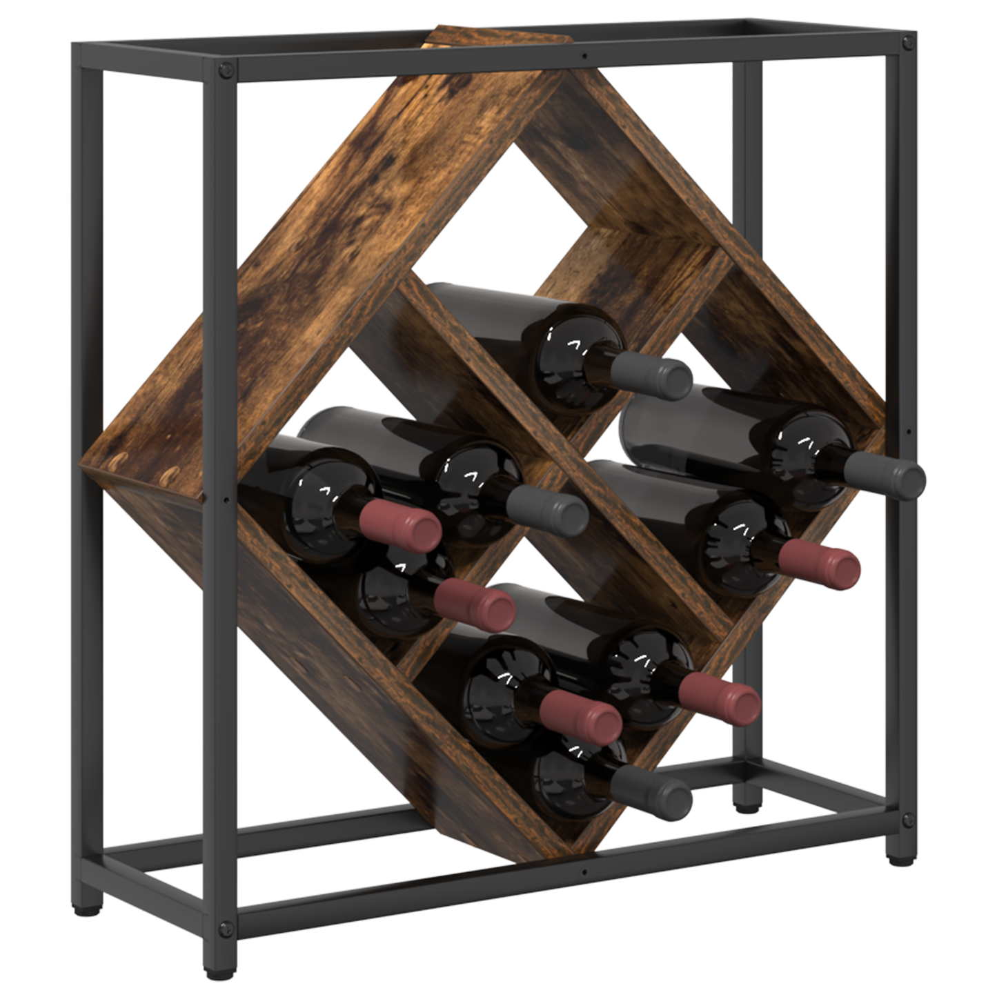 Vinhylde Røget Eg 51X18X52,5 Cm Konstrueret Træ