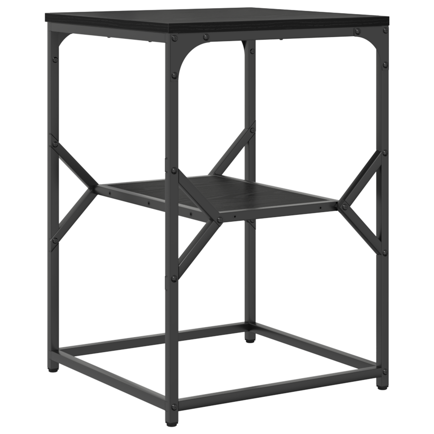 Sidebord Sort Eg 41X40X60 Cm Ingenieret Træ