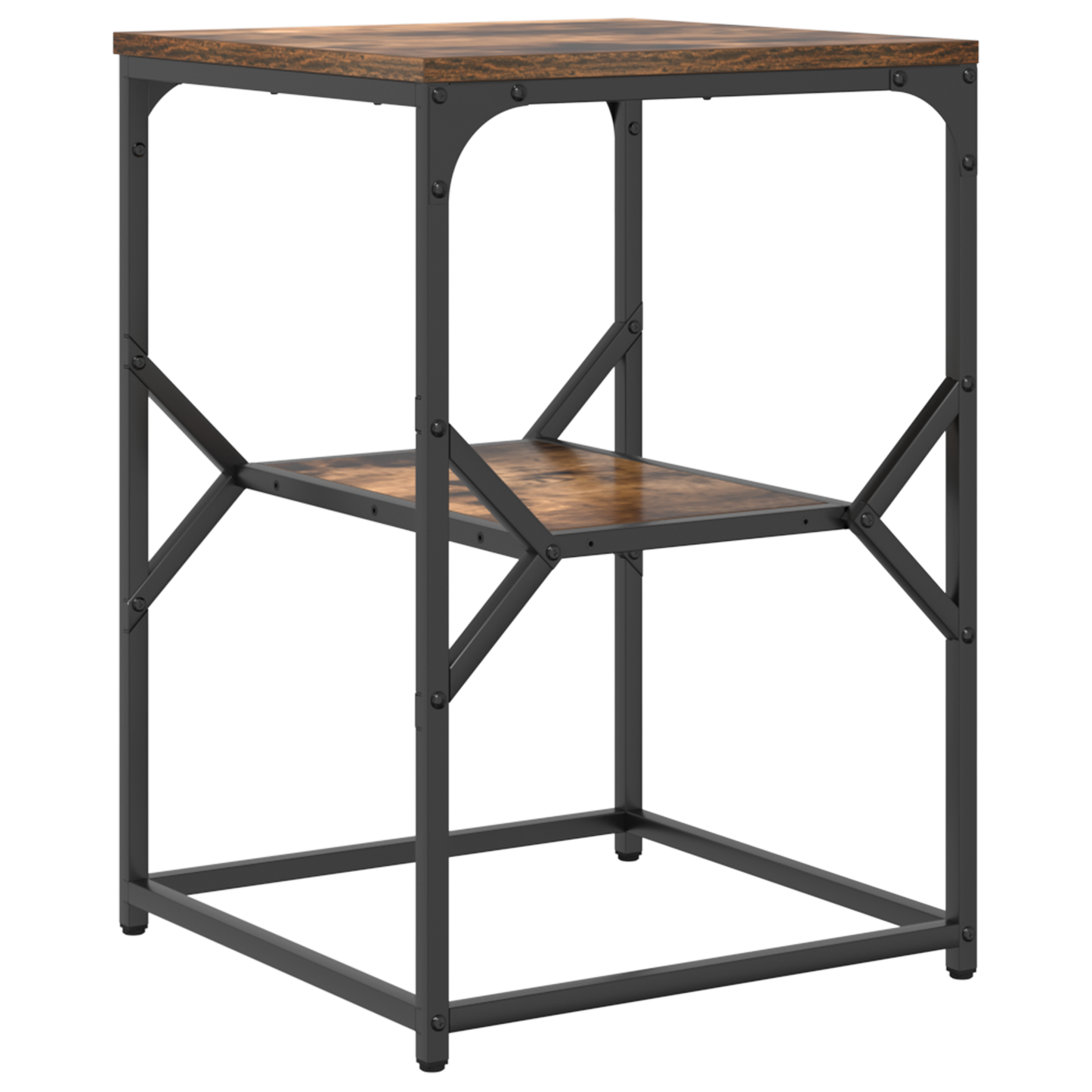 Sidebord Smoked Oak 41X40X60 Cm Ingeniørtræ