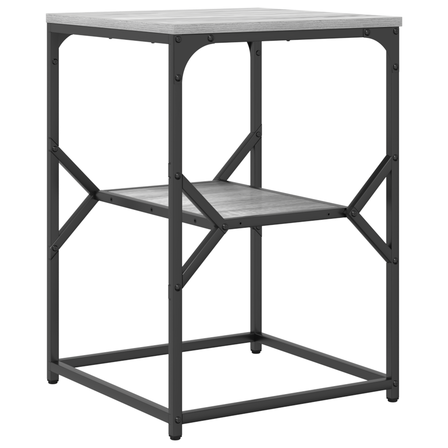 Sidebord Grå Sonoma 41X40X60 Cm Konstrueret Træ
