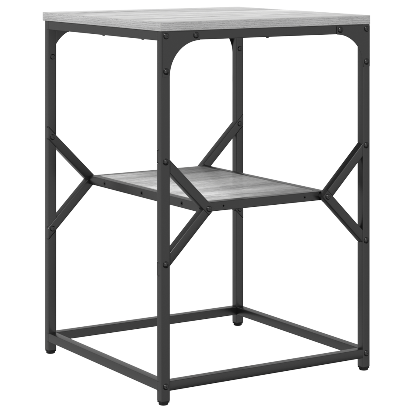 Sidebord Grå Sonoma 41X40X60 Cm Konstrueret Træ