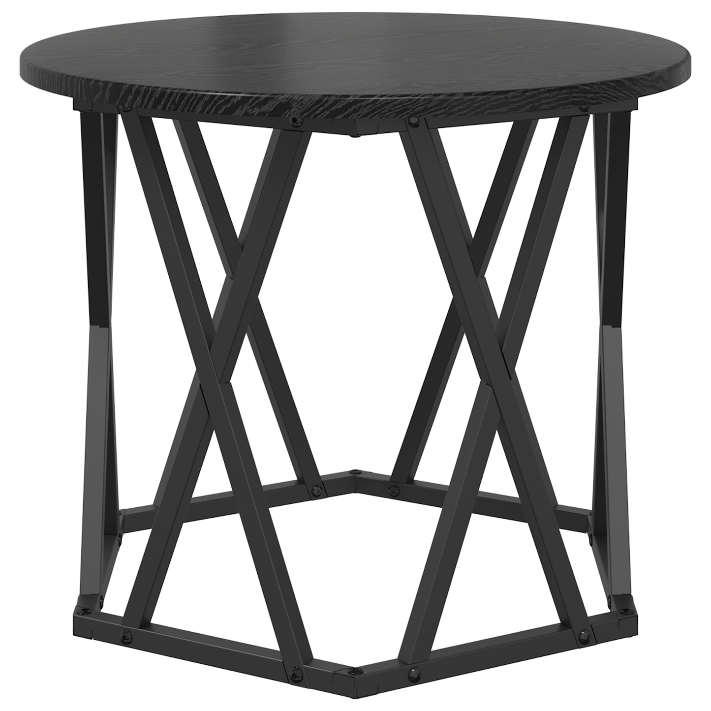 Nesting Side Tables 2 Stk Sort Eg Trækomposit