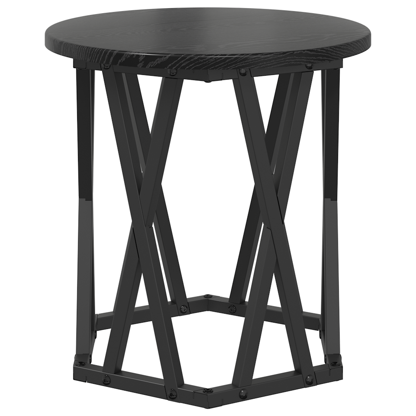 Nesting Side Tables 2 Stk Sort Eg Trækomposit