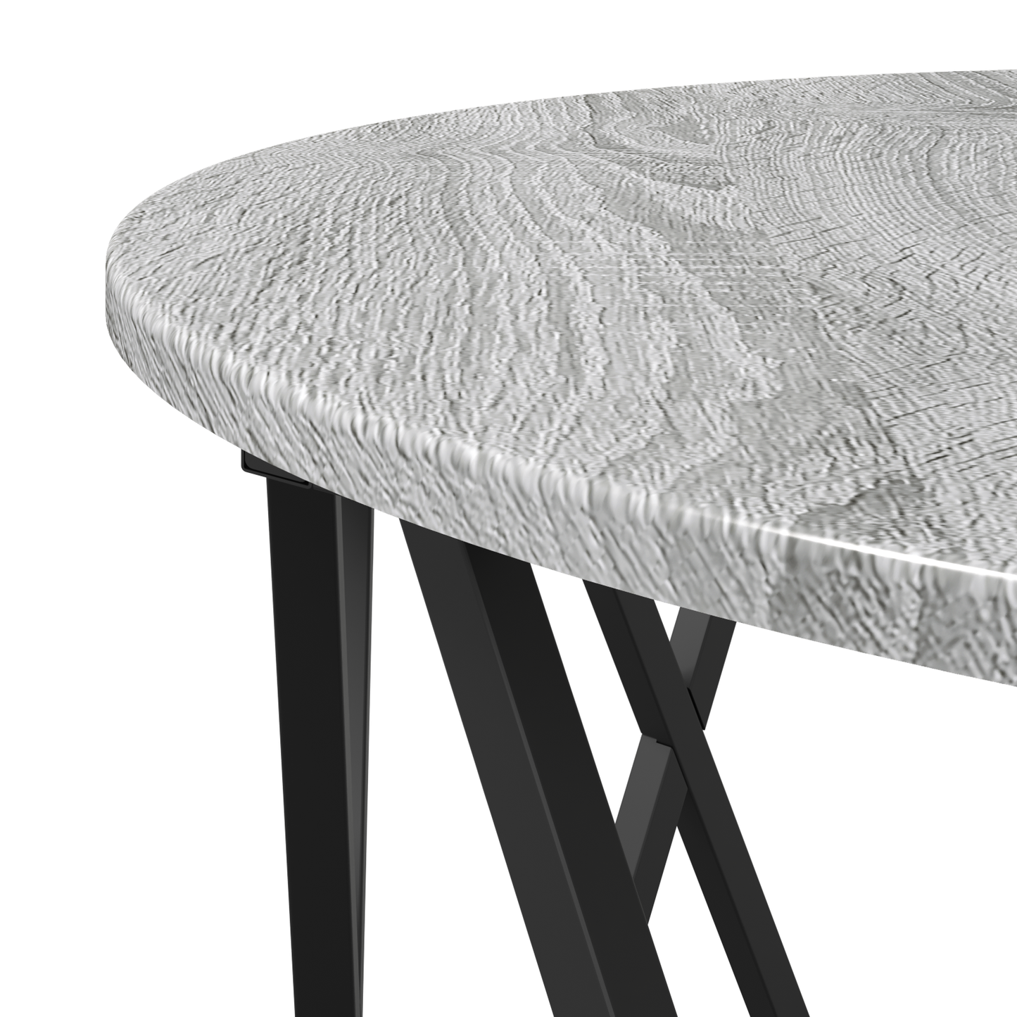 Grå Sonoma Kaffebord 80X80X42 Cm Lavet Af Ingeniørtræ