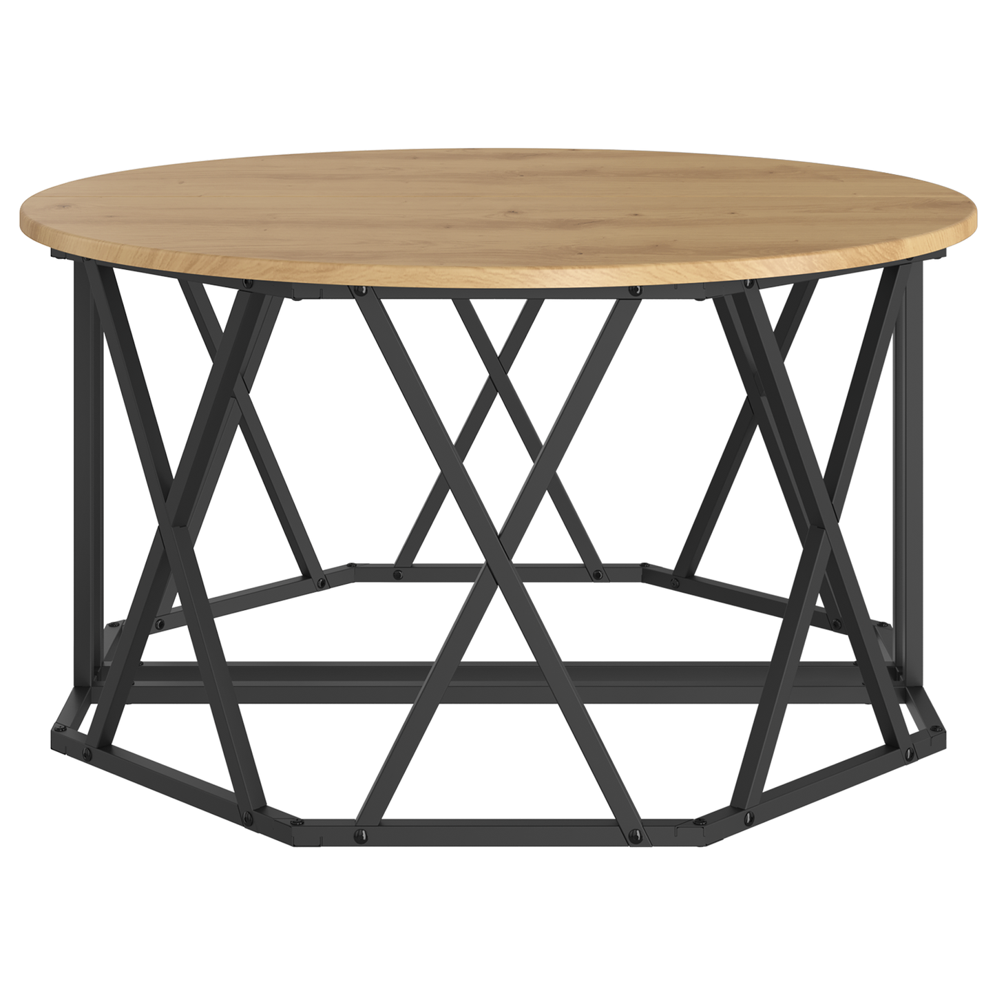 Sofabord Artisan Eg 31,5X31,5X16,5 Tommer Lavet Af Konstrueret Træ