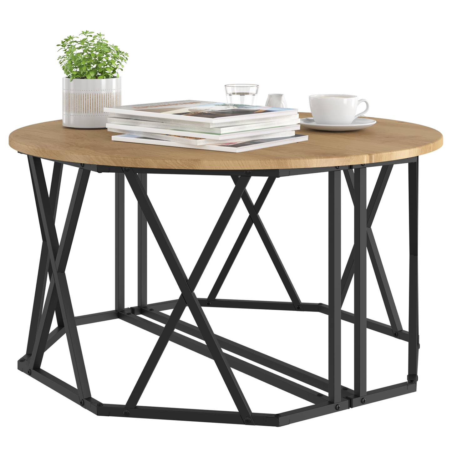 Sofabord Artisan Eg 31,5X31,5X16,5 Tommer Lavet Af Konstrueret Træ