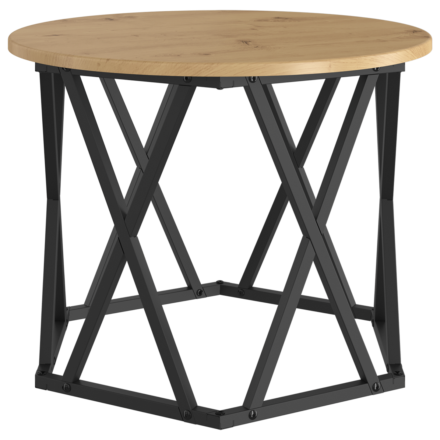 Nesting Side Tables 3 Pcs Artisan Oak Engineered Wood