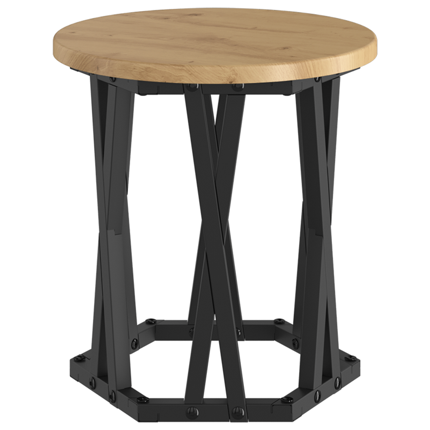 Nesting Side Tables 3 Pcs Artisan Oak Engineered Wood
