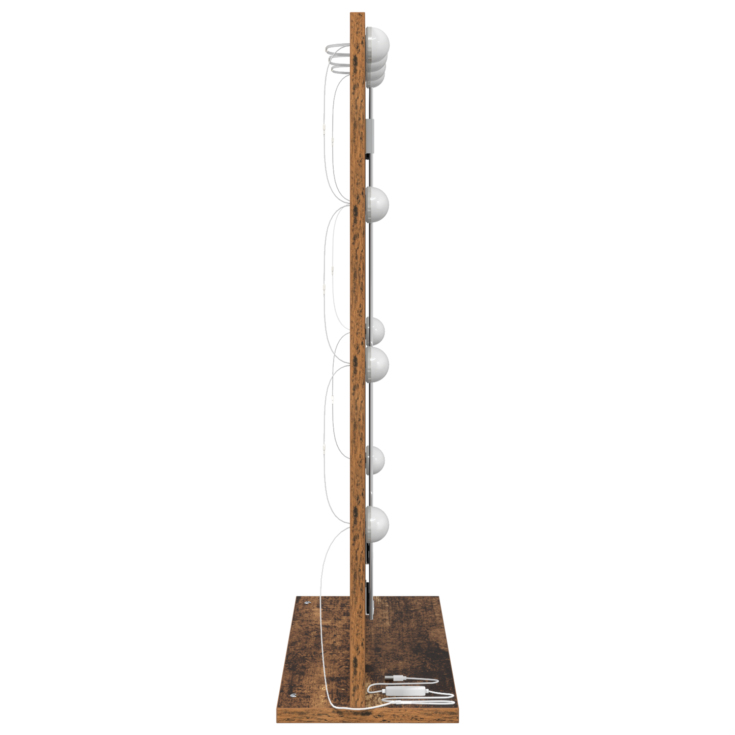 Vaskeskab Spejl Med Spejl Gammelt Træ 70 X 50 X 18 Cm - Billede 4