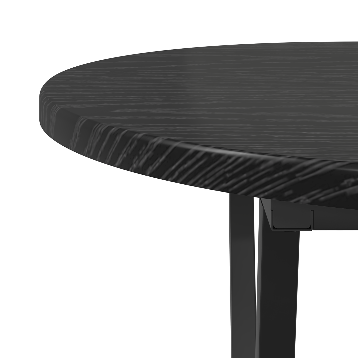 Kaffebord Sort Eg 80X40X40,5 Cm Lavet I Træ Og Metal