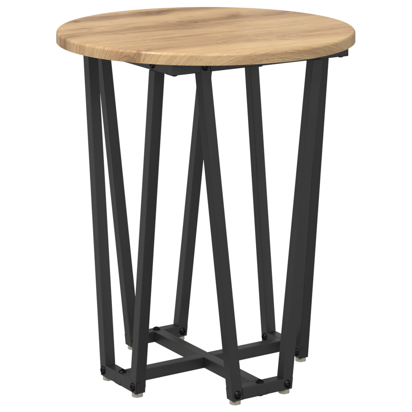 Sidebord 2 Stk Artisan Eg Ingeniørtræ Og Metal