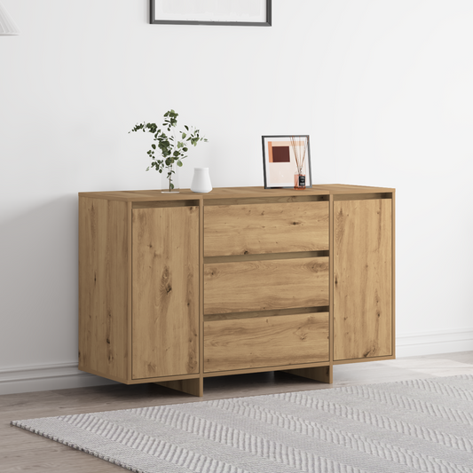 Sideboard Artisan Eg 120X41X75 Cm Konstrueret Træ