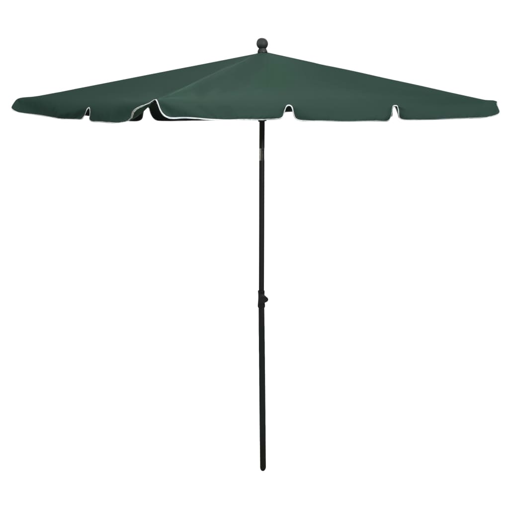 Haveparasol 210x140 cm – UV-beskyttelse & stabilitet