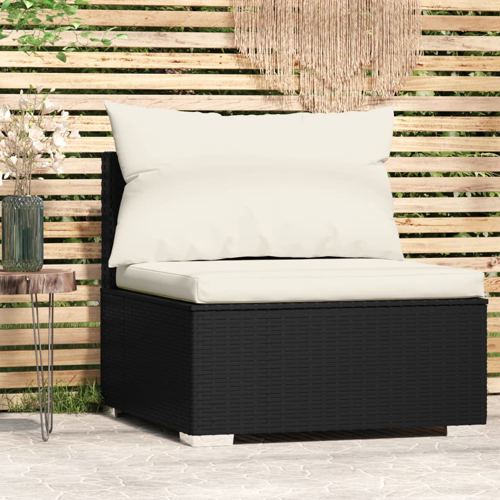 Have der passer sammen — Midtersæde Til Havesofa Med Hynder Polyrattan