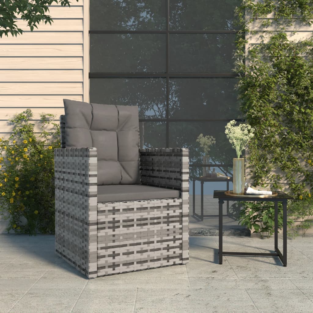 Havestol med hynder i polyrattan – komfort og holdbarhed