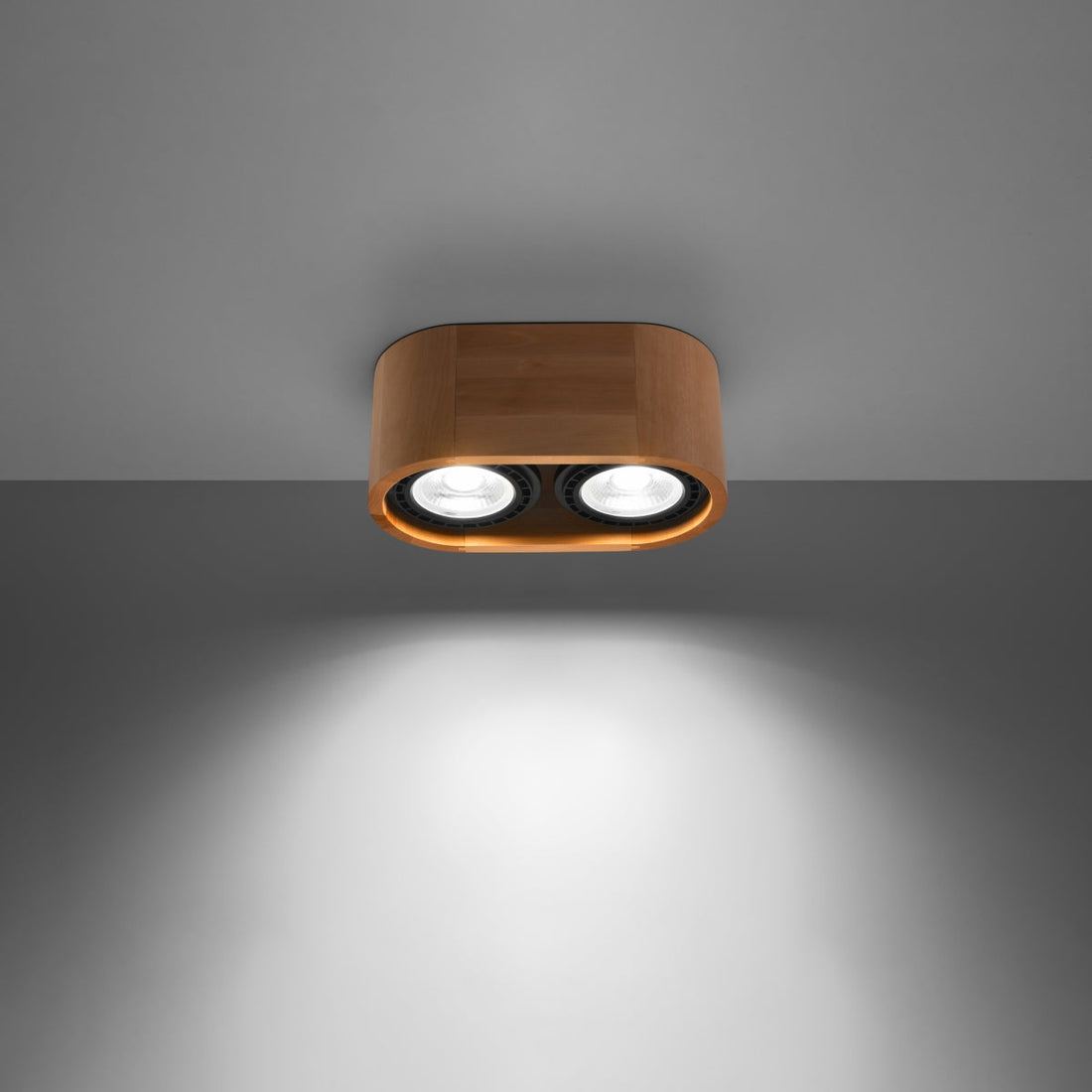 Loftlampe BASIC 2 naturtræ