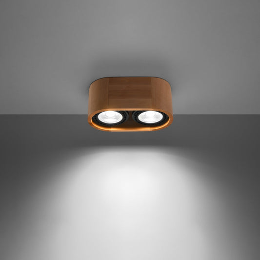 Loftlampe BASIC 2 naturtræ