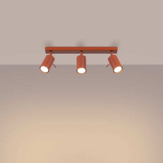Loftlampe RING 3L okker