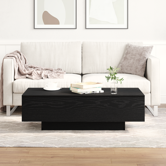 Stue der passer sammen — Sofabord Sort Eg 100 X 49.5 X 31 Cm Konstrueret Træ