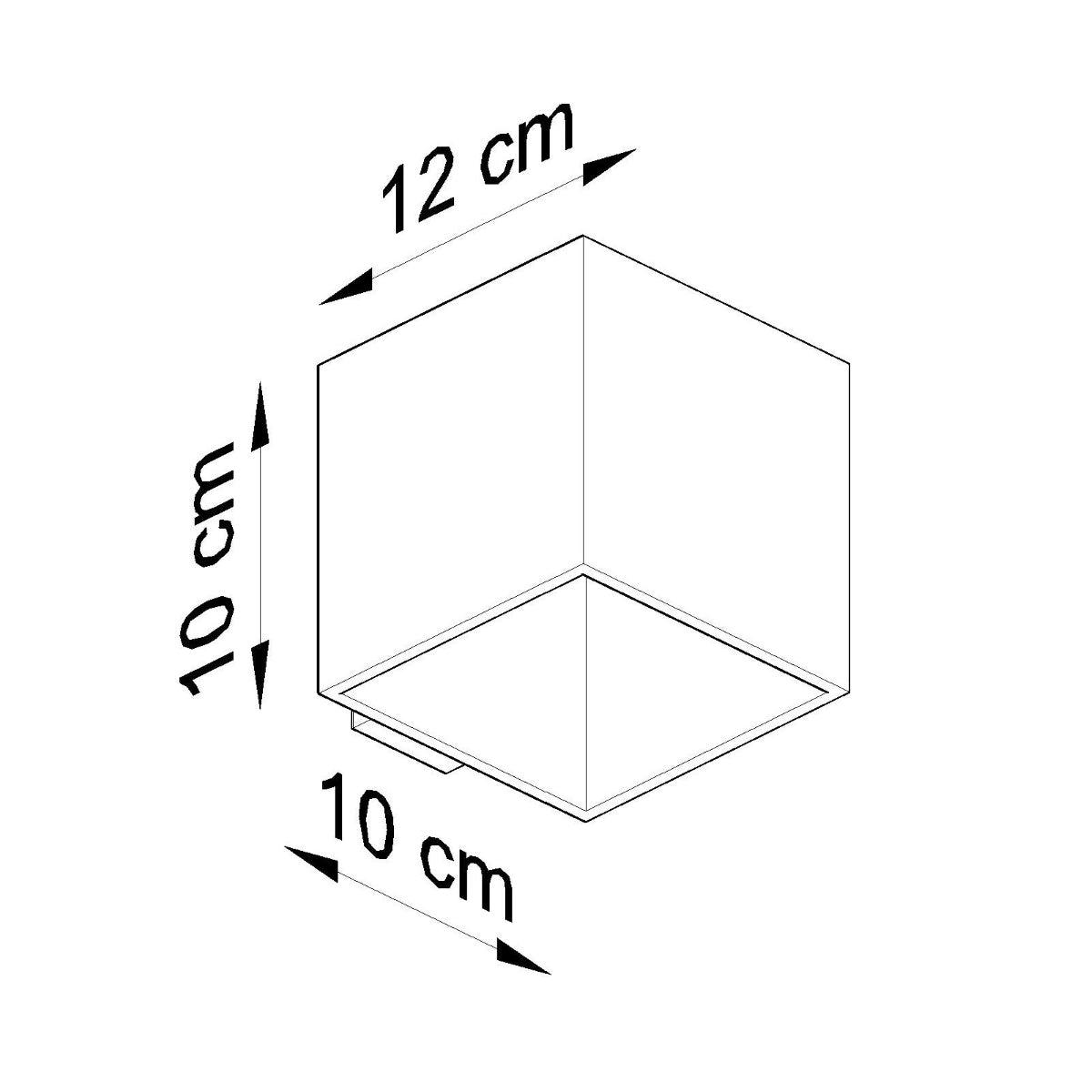 Væglampe QUAD 1 grå - Billede 6