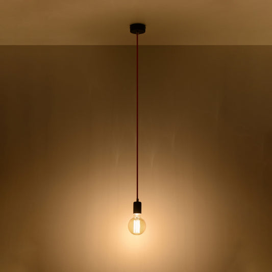 Pendellampe EDISON sort - Hovedbillede