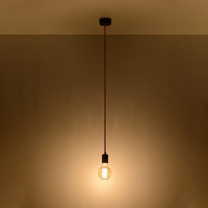 Pendellampe EDISON sort - Hovedbillede
