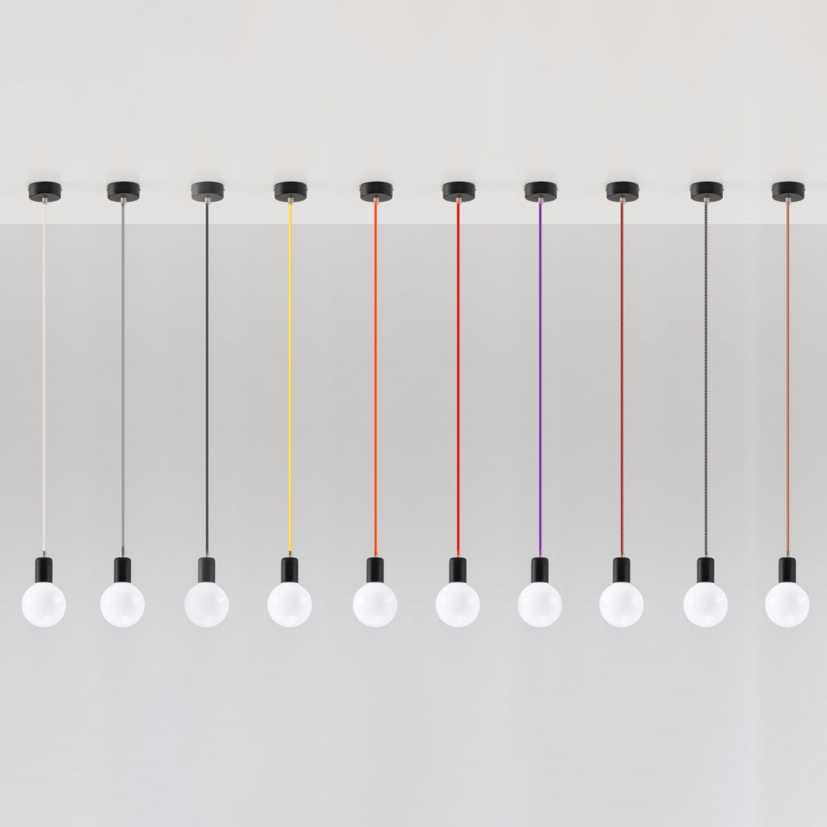 Pendellampe EDISON sort - Billede 4