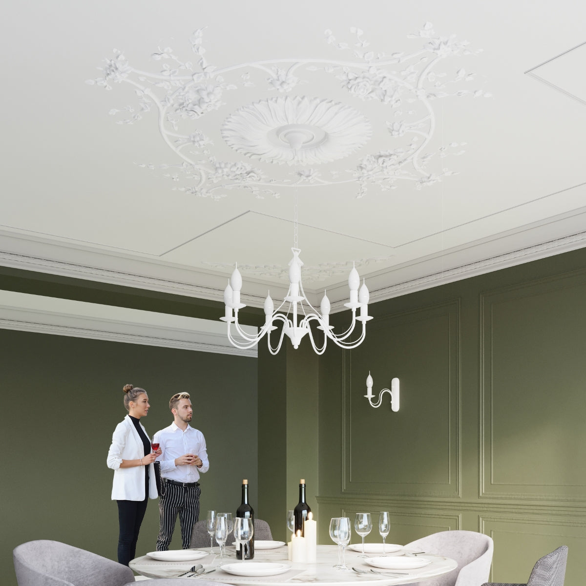 Lysekrone MINERWA 5 hvid - Billede 7